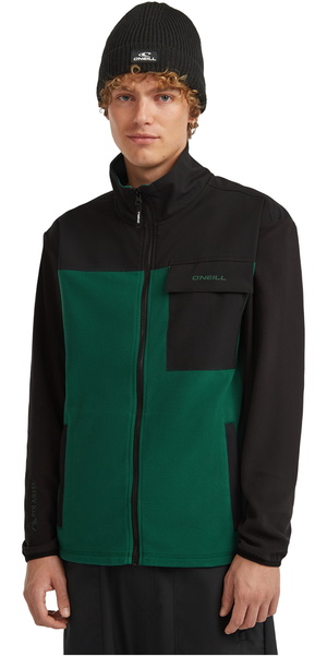 2025 O'Neill Mens FWC'Peak Polartec Hyperfleece 2350131 - Emerald Envy Colour Block